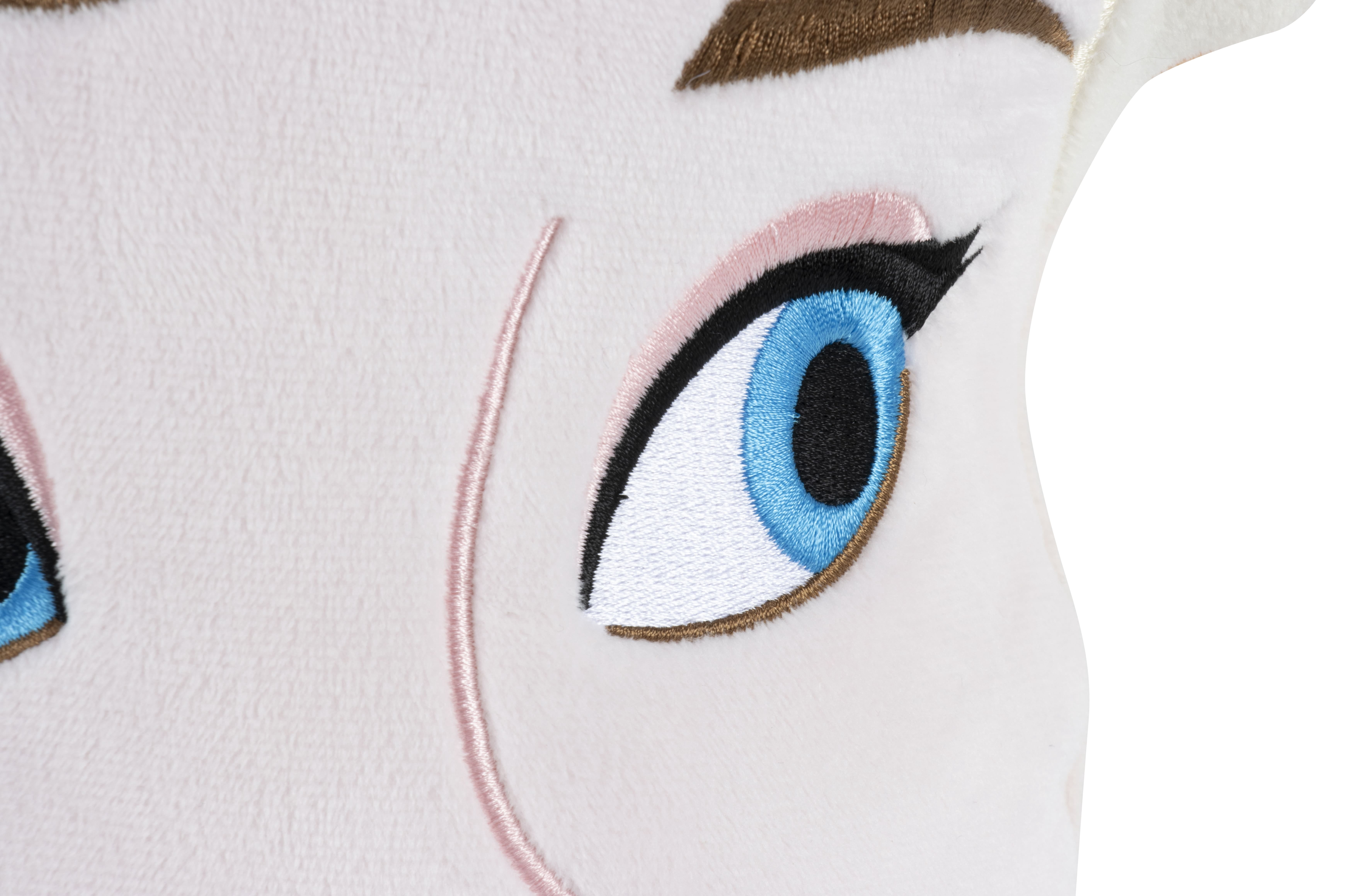 Frozen Elsa and Ana Reversible Decorative Pillow, Polyester Velboa, Multicolor, Disney