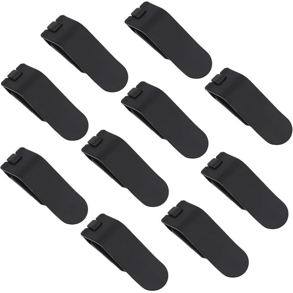 10Pcs Clip On Tie Hardware Iron Tie Clips Hardware for DIY Bowtie Hardware Closure 38.5mm × 12.5mm