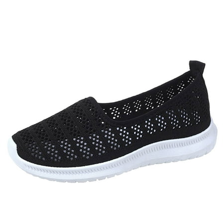 

adviicd Sneaker for Womens Fashion Sneaker Breathable Casual Mesh Women s Shoes Flat Single Comfortable Sneaker Wedges Shoes for Women