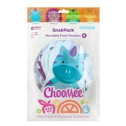 ChooMee SnakPack Reusable Durable Hygienic Baby Food Pouches, 4 CT, 5 oz, 4 Months - FreshSquad Set