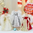 thumbnail image 3 of Becaristey ABS Indoor Angel Christmas Tree Topper Traditional Holiday Ornament Exquisite Angel Tree Topper, 3 of 6