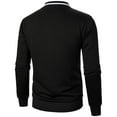 thumbnail image 4 of pstuiky Camisas para hombre de manga larga, Chaqueta de manga larga con cuello alto y cremallera de color liso para hombre Tops casuales para hombres xl, 4 of 4