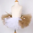 thumbnail image 5 of Falda tutú de ciervo para niñas, traje de tul esponjoso para fiesta de baile infantil, disfraz de reno, alce y Halloween, 5 of 5