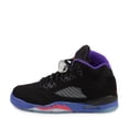 thumbnail image 2 of Nike Girls Air Jordan 5 Retro GG "Raptor" Black/Ember Glow-Purple 440892-017, 2 of 5