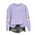 thumbnail image 4 of Christmas Shirts for Women 2025 Merry Christmas Santa Claus Sweatshirt Crew Neck Soft Sweatshirt Long Sleeve Merry Christmas Shirts, 4 of 6