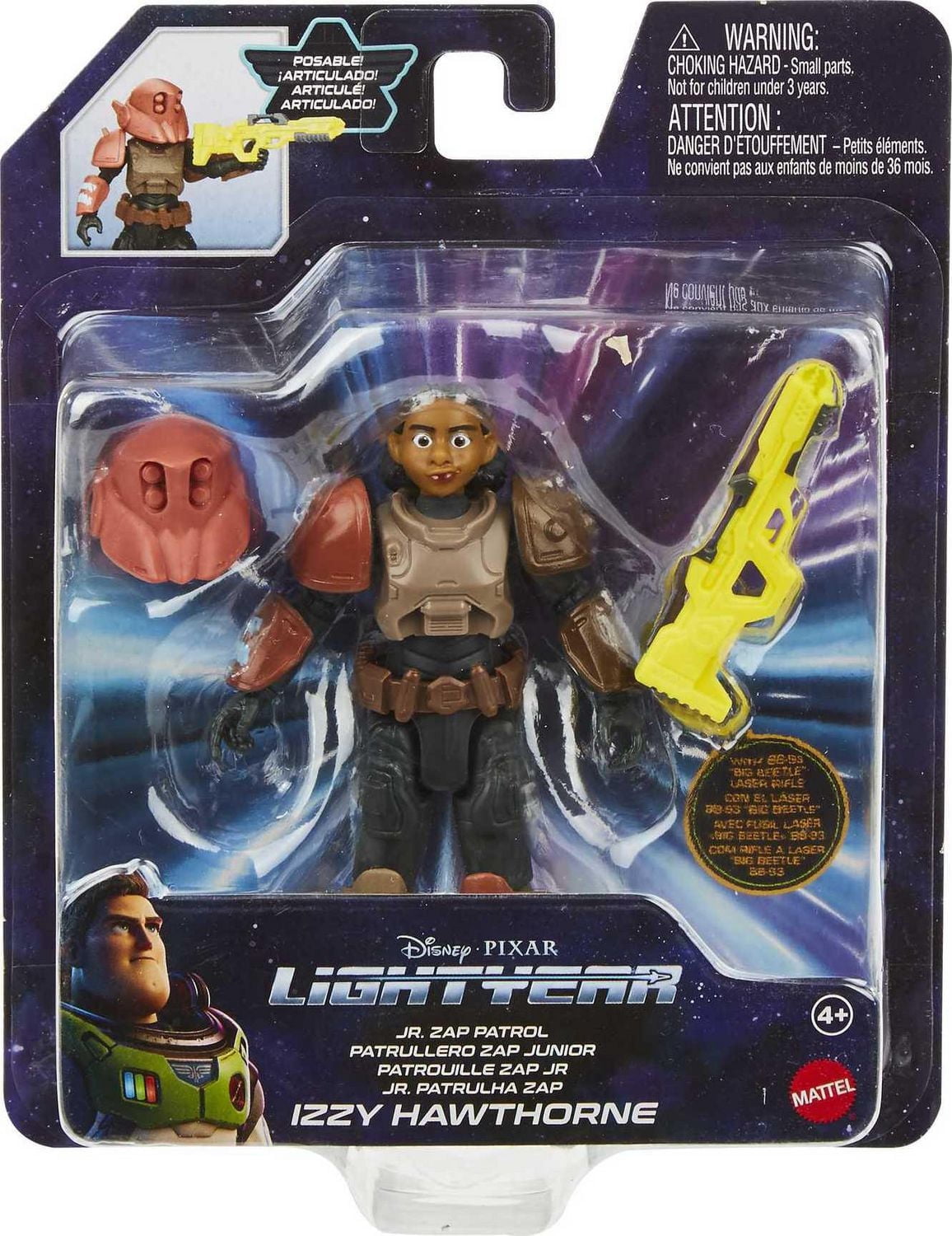Disney-Pixar Buzz l’Éclair Figurine Izzy Hawthorne Patrouille ZAP Jr.