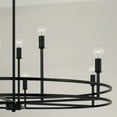 thumbnail image 7 of Capital Lighting 448791MB Fuller 9 Light 35" Wide Ring Chandelier - Black, 7 of 7