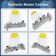 Brake Master Cylinder Reservoir No.460101E412 for Nissan Altima 1993-2000 Hydraulic Master Cylinder Silver Tone White Aluminum Alloy 1 Pc
