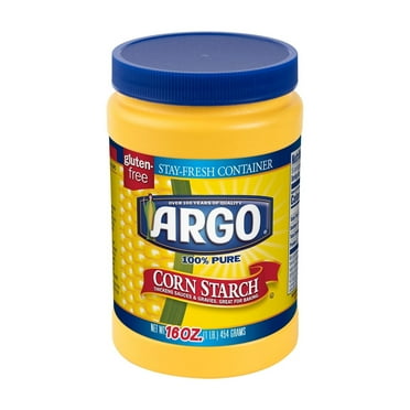 Argo 100% Pure Corn Starch 16 oz (Pack of 3)