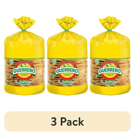 (3 pack) Guerrero Tostadas Caseras Amarillas, 22 Count