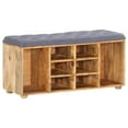 thumbnail image 2 of vidaXL Hall Bench 39.4"x13.8"x18.5" Solid Mango Wood, 2 of 9