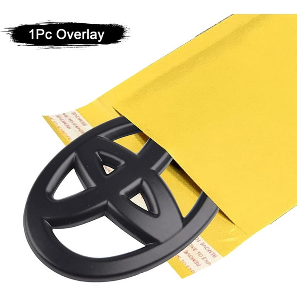 Dotpet Auto safety Steering Wheel Emblem Overlay Compatible with Toyota