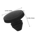thumbnail image 2 of KONTONTY 25Pcs Silicone Bumper Plugs Black High Temperature Resistant Soft Foot Pads for Home Use, 2 of 8