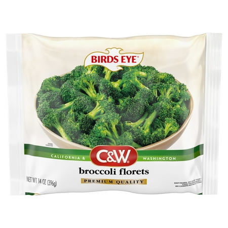 Birds Eye C&W Broccoli Florets, Frozen Broccoli, 14 oz (Frozen)