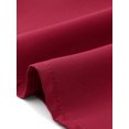 thumbnail image 5 of Agnes Orinda Women's Plus Size Chiffon Shirts Pleated Petal Sleeve V Neck Button Down Tops Business Work Blouse 1X Burgundy, 5 of 6