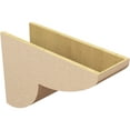thumbnail image 5 of 10"W x 30"D x 20"H Classic Crestline Rough Cedar Woodgrain TimberThane Corbel, Primed Tan, 5 of 6