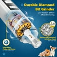 thumbnail image 4 of BEBANG Dog Nail Grinder, 2 LED Lights, Super Quiet and Low Vibration Electric Dog Nail Trimmers for Small Medium Large Dogs & Cats, 4 of 9