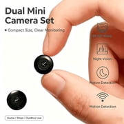 4K UHD Mini Small Security Camera, Wireless WiFi Indoor Home Surveillance Cam with Night Vision Motion Detection for House Office Monitoring