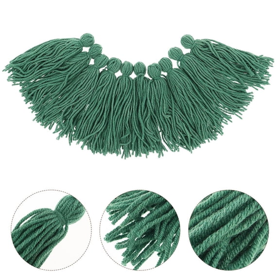 TABLZONE Aquarium Spawning Mops Dark Green for Fish Breeding and Hideout