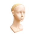 thumbnail image 4 of FITYLE Manikin Head Cosmetology Doll Face Head with Shoulder .Female Bald Mannequin Head for s Necklace .Beauty School Sunglasses, 4 of 9