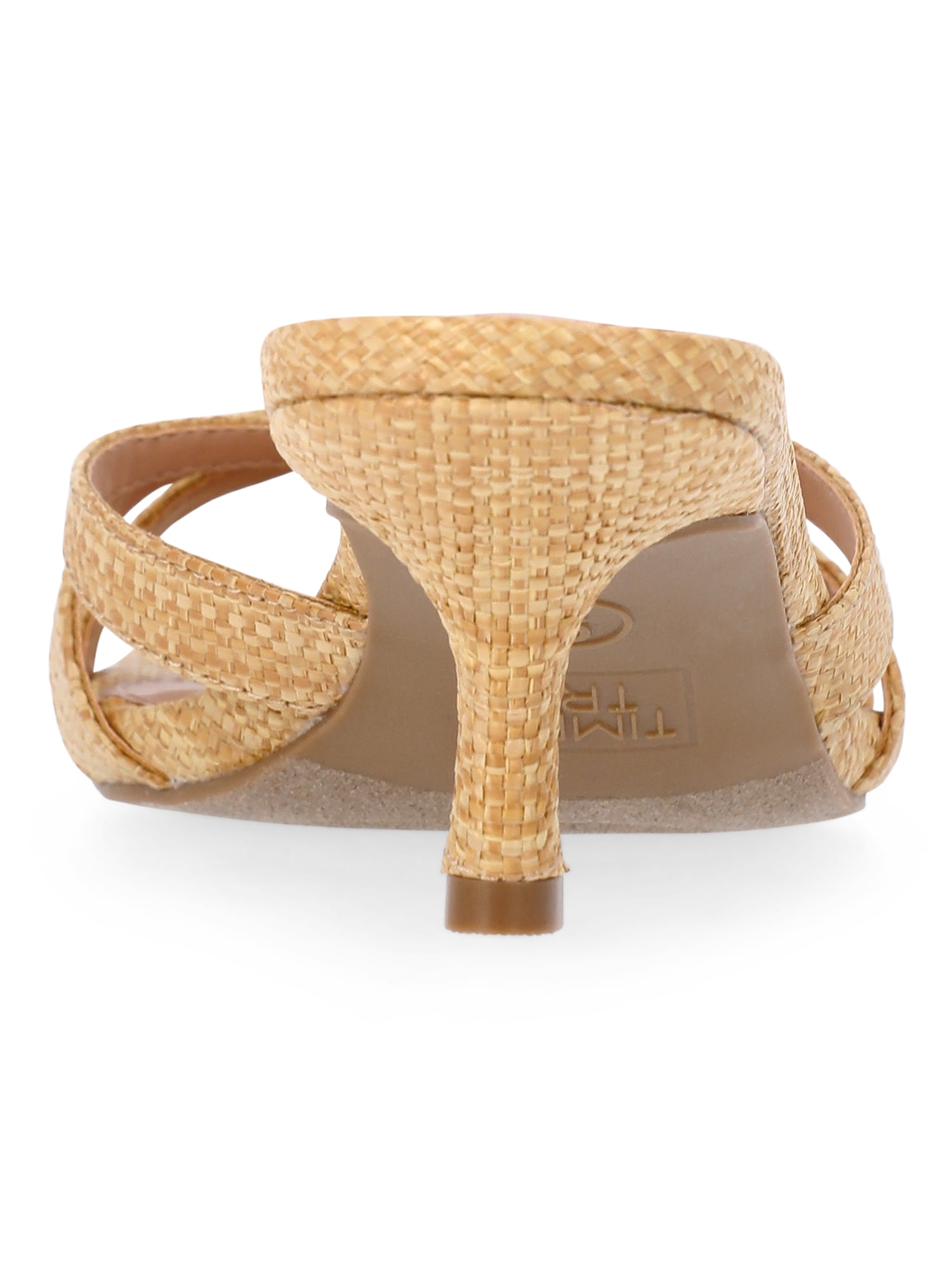 Time and Tru Women's Kitten Heel Mule Sandals