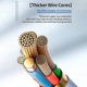 thumbnail image 3 of WEKOME WDC-56 3 In 1 Cable 66W 480Mbps Elastic Liquid Silicone Fast Charging Data Cable - Black, 3 of 4