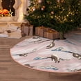 thumbnail image 5 of Rateoe Cloud Sloth Pattern Christmas Tree Skirt with Ties , Christmas Tree Decorations, Farmhouse Christmas Decor Xmas Holiday Decorations-30", 5 of 6