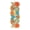 Orange Lt Blue Multi, variant on Homebia Designs Seashell Hand Beaded Needlework Decorative Orange Blue Table Runner for Christmas Easter Fall Harvest Halloween Thanksgiving - A Beautiful Complement to Your Table Décor - 13x36 Inch