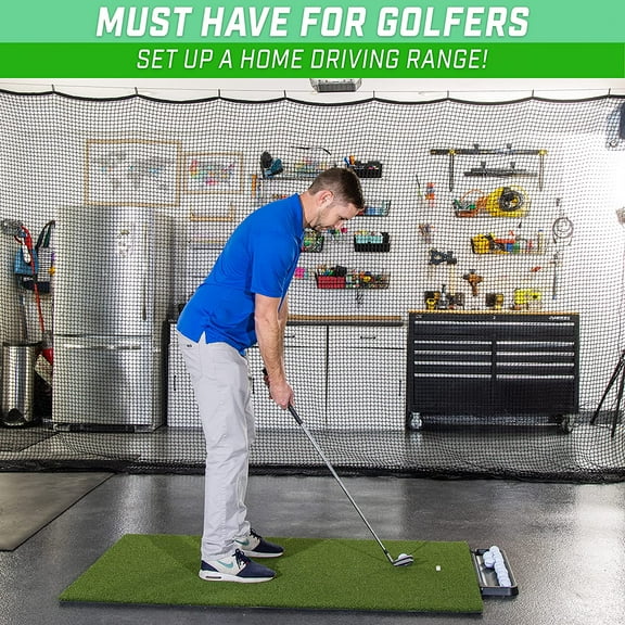 Sports Netting - 10 ft/15 ft/20 ft Heavy Duty Mesh Net for , Baseball, Soccer &