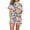 Floral -H, variant on Oalirro Women's 2 Piece Floral Sleepwear Button Down Pajama Sets Short Sleeve Shirt and Shorts