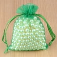 thumbnail image 1 of Bolsa de Organza para embalaje de joyas, decoración de fiesta de boda, bolsas de tul con cordón, para regalo, 7x9, 9x12, 10x15cm, 50/100 Uds., 50%, 1 of 4