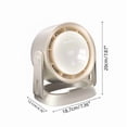thumbnail image 3 of 100 Speeds Quiet Cooling Fan Dual Use Desktop and Wall Mounted Adjustable Mini Fan with High Air Circulation for Home Office Bedroom Dorm, 3 of 6