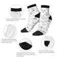 thumbnail image 5 of Pofeuu Chemical Formulas Print 30cm Socks, Adult Running Hiking Socks for Youth and Adult, 5 of 7
