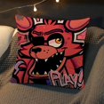 thumbnail image 5 of Funda de almohada de terror Fnaf, funda de cojín cuadrada, funda de almohada de lujo, funda de almohada suave, funda de almohada para sofá, coche, cama, habitación, Dakimakura, regalo de boda, 5 of 5