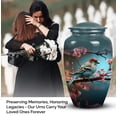 thumbnail image 3 of Pink Flower with Bird Urns For Human Ashes Adult Female & Male - Large Urns For Human Ashes Adult Women & Men - Decorative Cremation Urns - Memorial Funeral Urn (Size -10Inch), 3 of 5