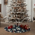 thumbnail image 4 of Sikiie Cartoon Sharks Nativity Christmas Tree Skirt, Jesus Christian Winter Holiday Tree Mat Decoration(30-48IN)30", 4 of 6