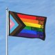 thumbnail image 2 of Bandera del Orgullo Progresivo Arcoíris Gay, Lesbianas, Transgénero, Bisexuales, LGBTQ, 3x5 pies, Bandera de Doble Cara, Letrero para Exteriores, Fiesta, Patio, Decoración de Casa, 2 of 8