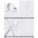 thumbnail image 5 of Camisa de hombre J.VER de lino, manga corta, botones, blanca, XL, 5 of 5