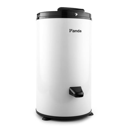 Panda 3200 RPM Portable Compact Laundry Electric Spin Dryer, White Stainless