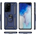 thumbnail image 6 of Compatible with S21 Ultra 5G Case, Extreme Protection Military Armor Dual Layer Protective Cover with 360 Degree Swivel Ring Kickstand Blue, 6 of 15
