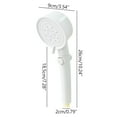thumbnail image 3 of Shower Head with Handheld, CXALSSY Shower Head, High Pressure Shower Heads, Handheld Shower Heads, 6 Modes Adjustable, 3 of 3