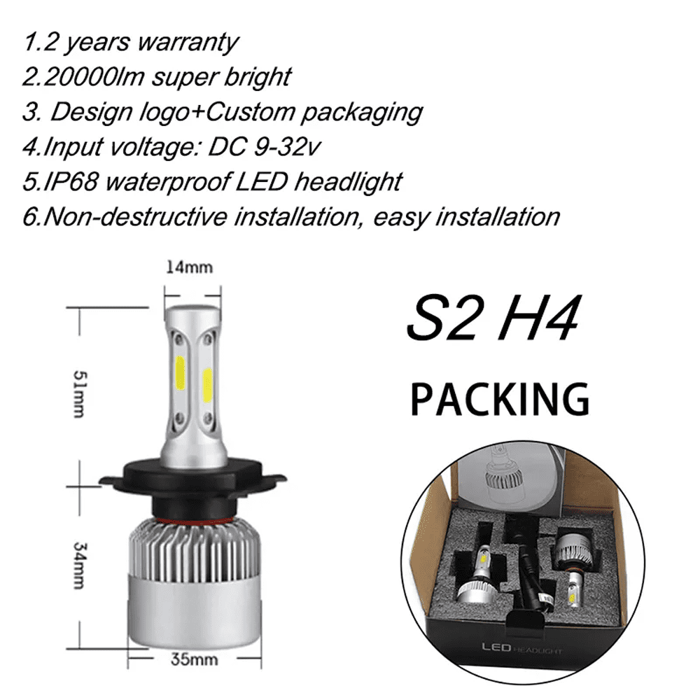 For Freightliner Coronado 7'' Inch Round LED Headlight Bulbs High Low Beam