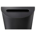 thumbnail image 2 of Safco Half Round Receptacle in Black, 2 of 7