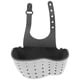 thumbnail image 5 of EeaseMX Cesta colgante para cocina y baño, organizador de plástico para fregadero doble, bolsa de almacenamiento gruesa, soporte para esponja y desagüe (blanco), 5 of 8