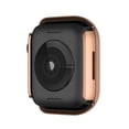 thumbnail image 5 of Bling Double-Rows Rhinestone Bumper Case for Apple watch 38/40/41/42mm,Diamond Protective Cover for Women,Hard PC Frame Protector for iWatch Series 10 9 8 7 6 SE 5 4 3 2 1,Rosegold, 5 of 7