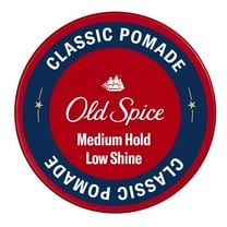 Old Spice Men's Hair Styling Pomade, All Hair Types, Matte Finish, Medium Hold, 2.2 oz