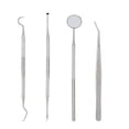 thumbnail image 1 of 4Pcs Dentist Cleaning Examination Hygiene Set Dental Tarter Scraper Probe Teeth Care Kit, 1 of 8