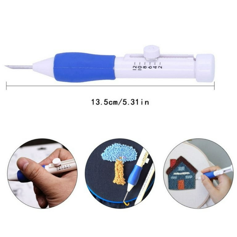 Punch Needle Embroidery Kits Wooden Yarn Punch Needles Crochet Knitting  Embroidery Pen DIY Craft Stitching Sewing Tools Dropship