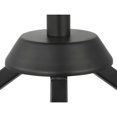 thumbnail image 5 of Vertex Collection Three-Light Matte Black Etched White Contemporary Convertible Chandelier, 5 of 19
