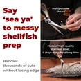 thumbnail image 3 of OOU Kitchen Scissors Set - Heavy Duty Stainless Steel All Purpose Shears 2-Pack, Comfort Grip Handles & Protective Sheath, Dishwasher Safe, 3 of 9